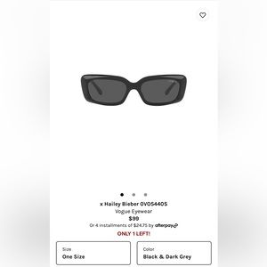 Vogue Eyewear × Hailey Bieber 0V05440S